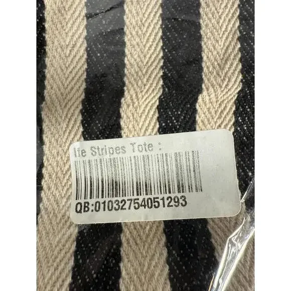 Guadalupe Ife Stripes Tote - Black / White - Picture 4 of 6